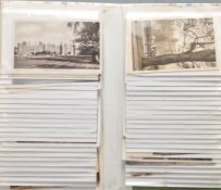 COLLECTION OF APPROX 80 EDWARDIAN POSTCARDS OF HAMPTON COURT PALACE