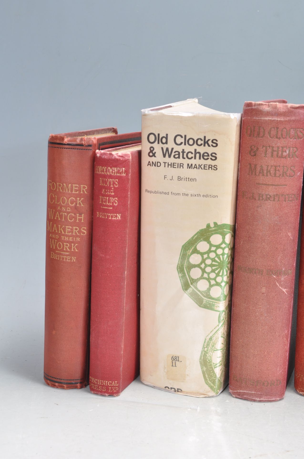 F J BRITTEN'S - OLD CLOCKS AND WATCHES AND MAKERS - BOOKS - Bild 2 aus 6