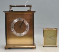 VINTAGE 20TH CENTURY ANGELUS MANTEL CLOCK WITH ANOTHER