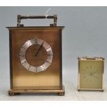 VINTAGE 20TH CENTURY ANGELUS MANTEL CLOCK WITH ANOTHER