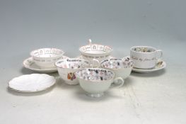 COLLECTION OF VINTAGE 20TH CENTURY FORTUNE TELLING CUPS