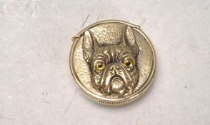 GOLD PLATED FRENCH BULLDOG MATCH STRIKE.