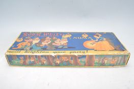 SET OF VINTAGE 20TH CENTURY WALT DISNEYS SNOW WHITE CHRISTMAS LIGHTS