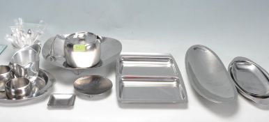 COLLECTION OF VINTAGE 20TH CENTURY STAINLESS STEEL KITCHENALIA