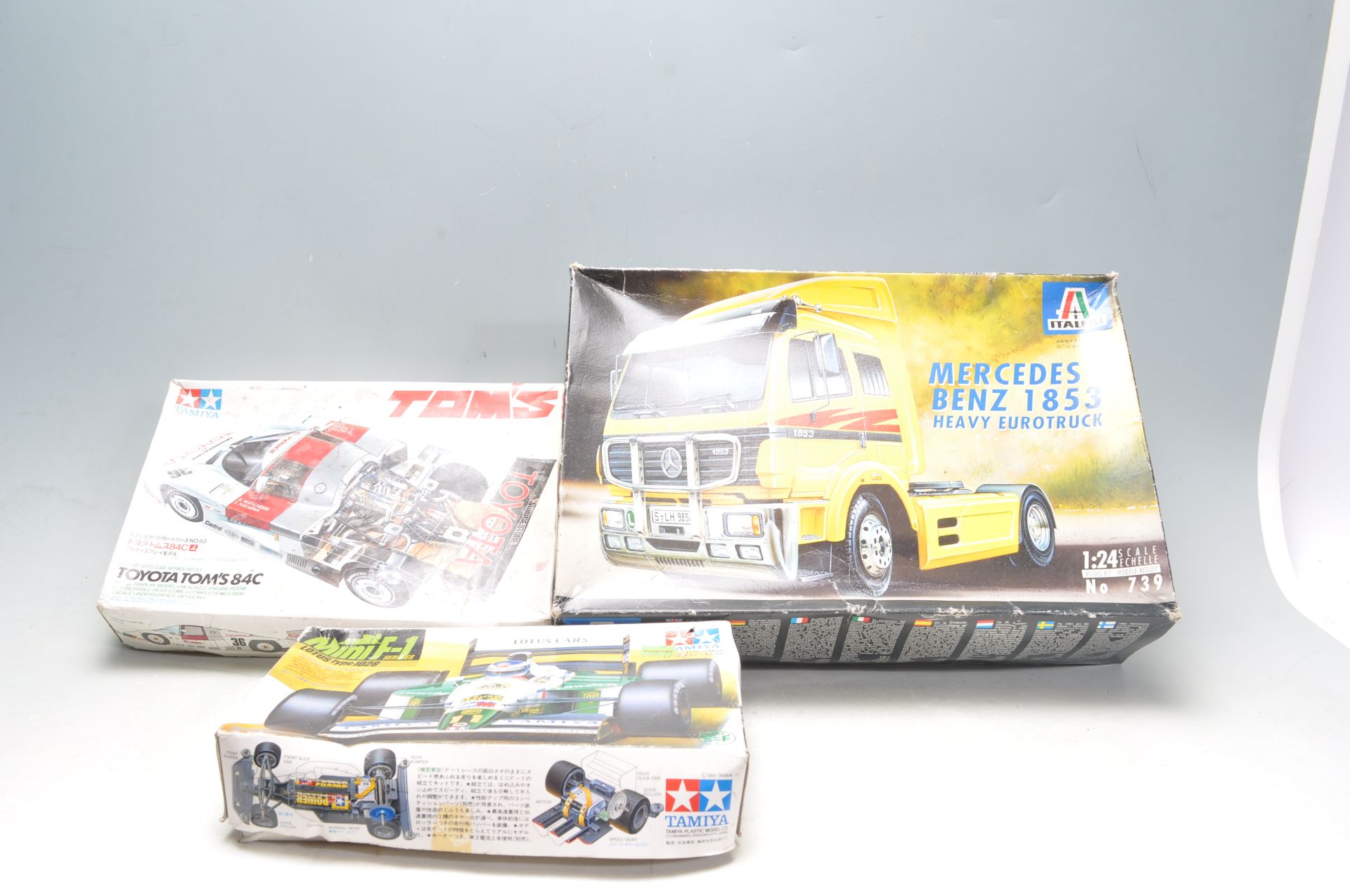 COLELCTION OF THREE SCALE TOY MODEL CARS