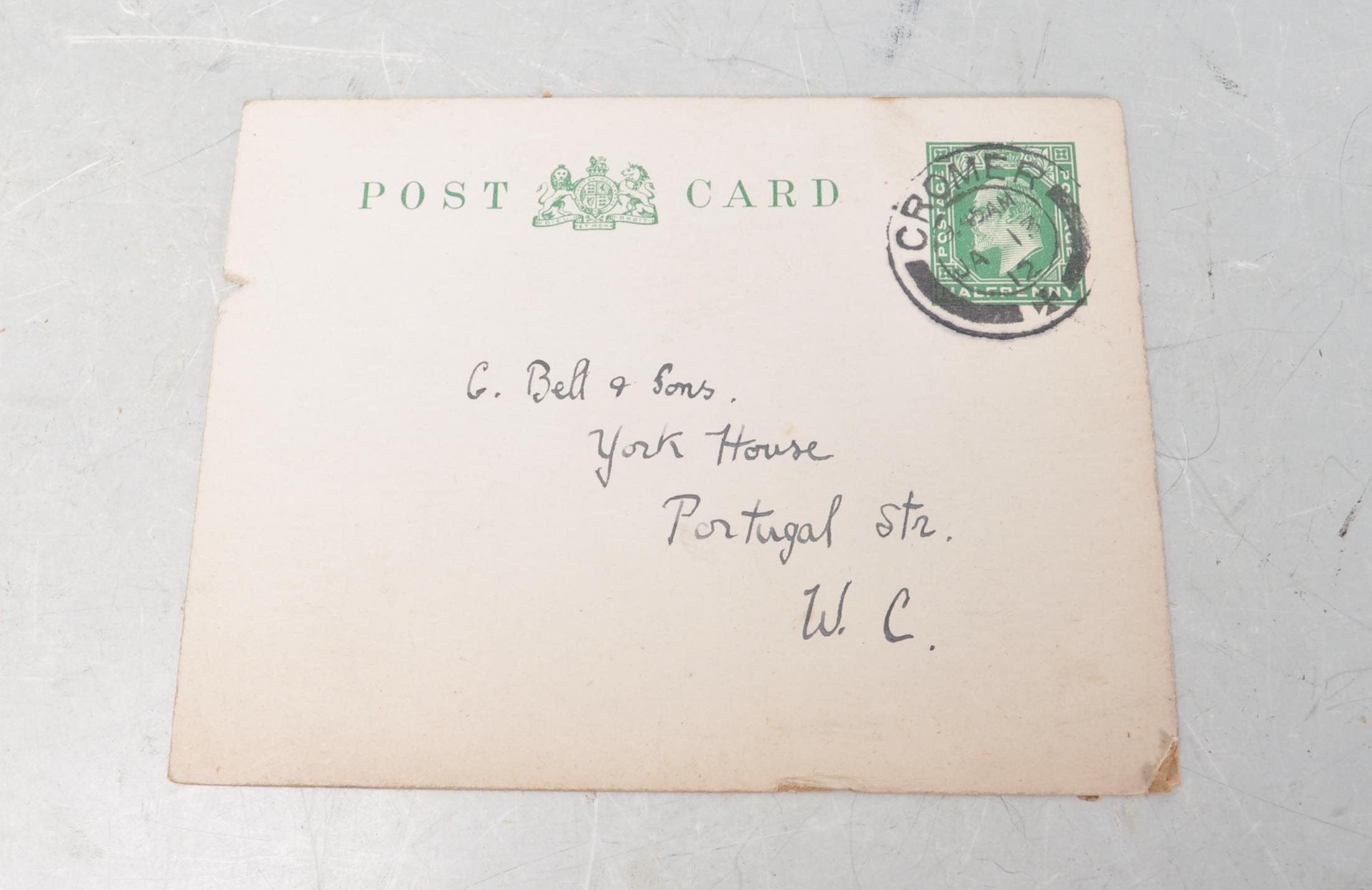 ANTIQUE GPO PRINTED CORRESPONDENCE POSTCARD COLLECTION - Image 4 of 5