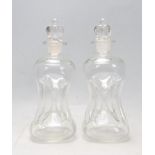 HOLMEGAARD CLUNK CLUNK GLASS CRYSTAL DECANTER - JACOB E BANG