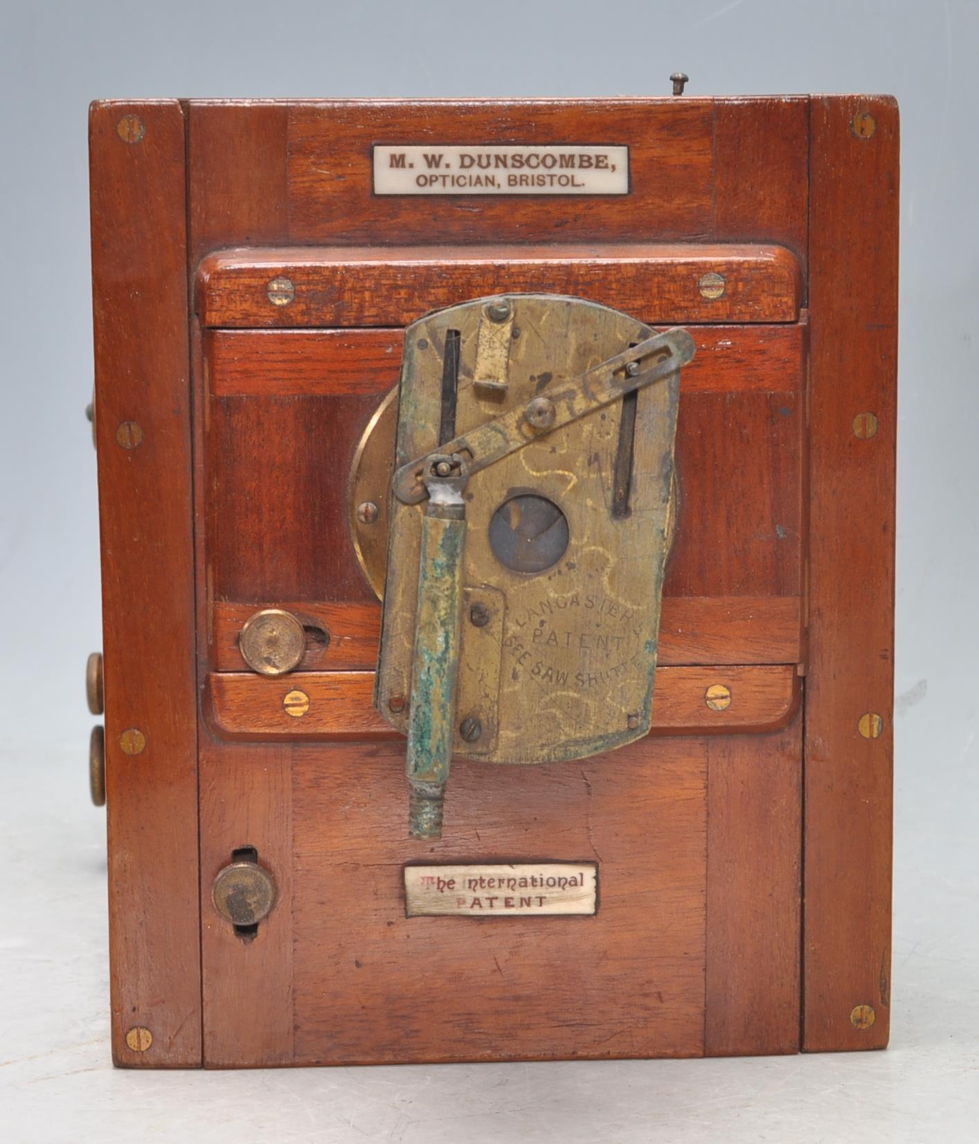 ANTIQUE EARLY 20TH CENTURY FIELD CAMERA BY LANCASTER AND SONS. - Image 2 of 10