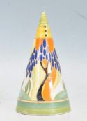 LIMTED EDITION CLARICE CLIFF WINDBELLS SUGAR SHAKER.