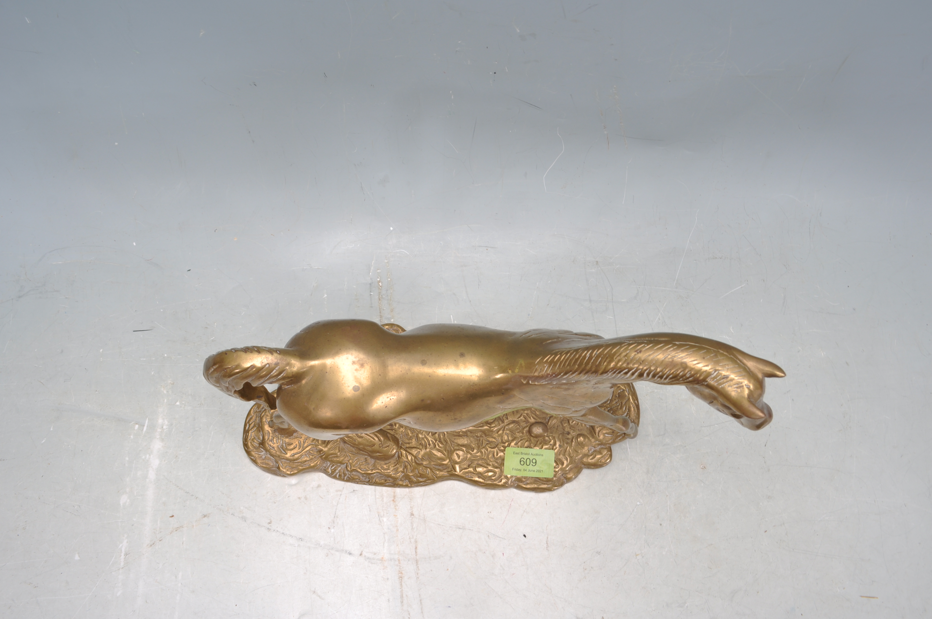 VINTAGE 20TH CENTURY BRASS HORSE ORNAMENT - Image 5 of 6