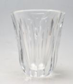 VINTAGE 20TH CENTURY ST LOUIS LEAD CRYSTAL VASE