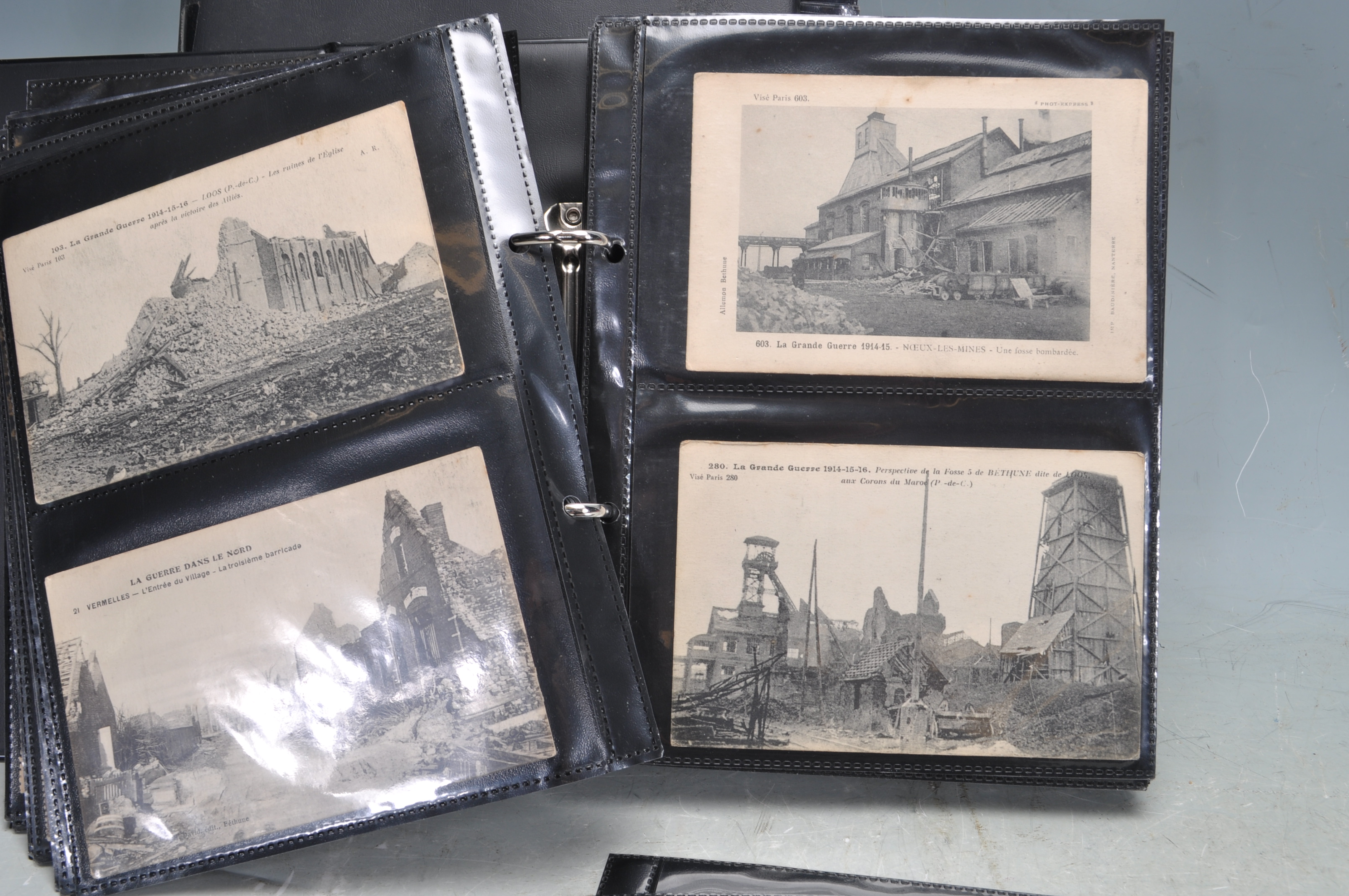WWI FIRST WORLD WAR - 600+ POSTCARDS IN THREE ALBUMS - Image 10 of 12