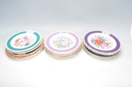 COLLECTION OF SIX VINTAGE 20TH CENTURY ROYAL HORTICULTURAL COLLECTORS PLATES