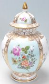 CERAMIC 20TH CENTURY VASE IN THE MANNER OF MEISSEN