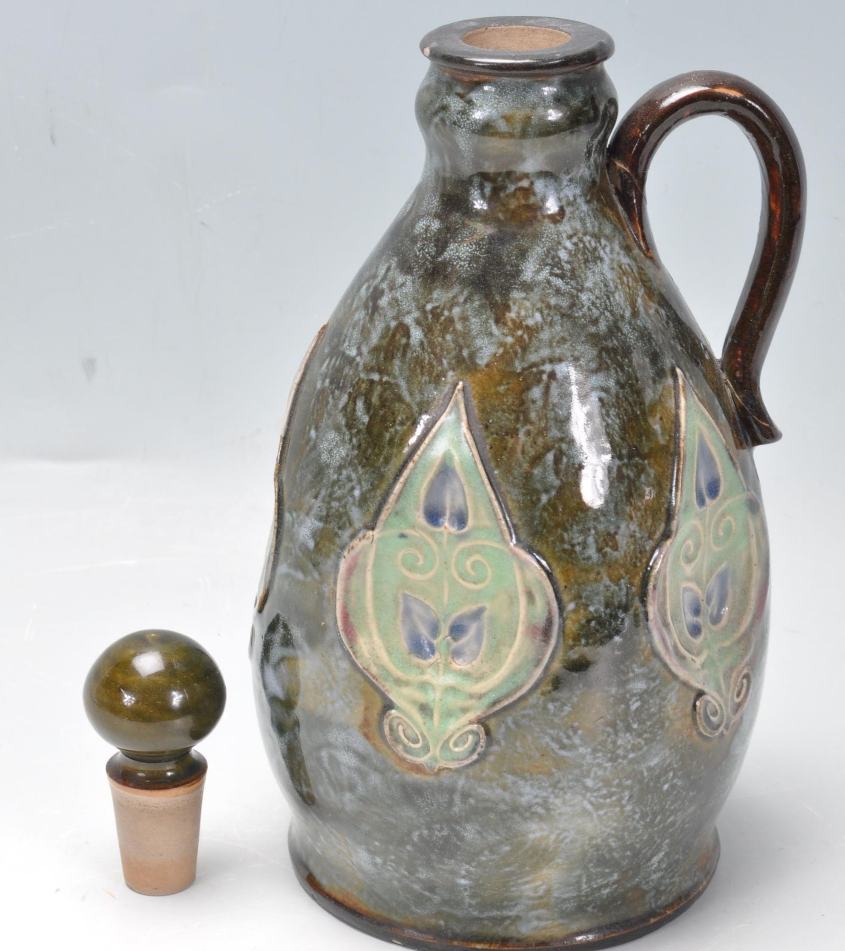 ROYAL DOULTON BOTTLE JUG WITH STOPPER - Image 2 of 7