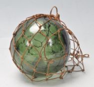 20TH CENTURY GLASS FISHING BUOY