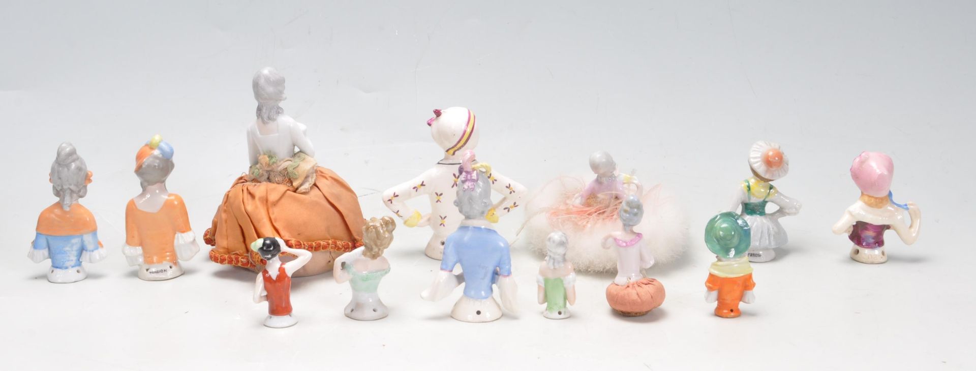 COLLECTION OF 28 PIN CUSHION HALF DOLLS - Image 3 of 4