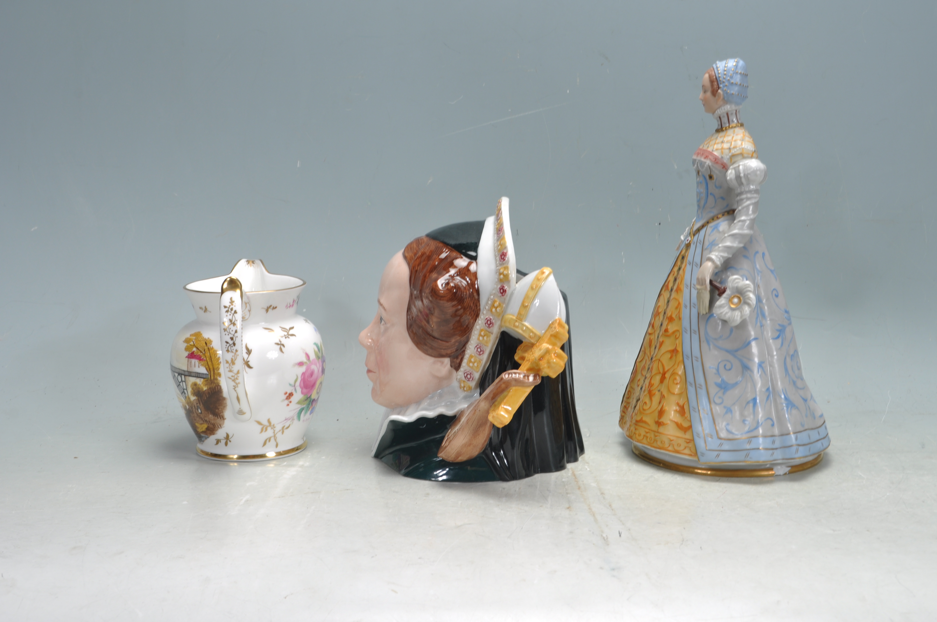 COLLECTION OF 20TH CENTURY CERAMIC TO INCLUDE DRESDEN, ROYAL DOULTON, COALPORT - Image 4 of 8
