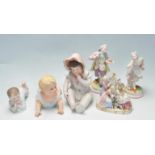 COLLECTION OF VINTAGE 20TH CENTURY BISQUE FIGURINES