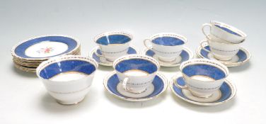 COLLECTION OF NEW CHELSEA STAFFORDSHIRE TEA SERVICE.