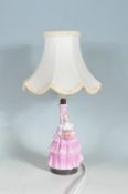 VINTAGE MID 20TH CENTURY CRINOLINE LADY LAMP