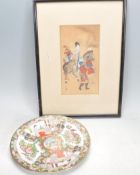 ANTIQUE 19TH CENTURY CHINESE WATERCOLOUR