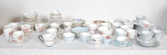 LARGE COLLECTION OF VINTAGE 20TH CENTURY CHINA TEA SERVICES