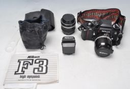 GROUP OF NIKON CAMERA AND EQUIPMENT