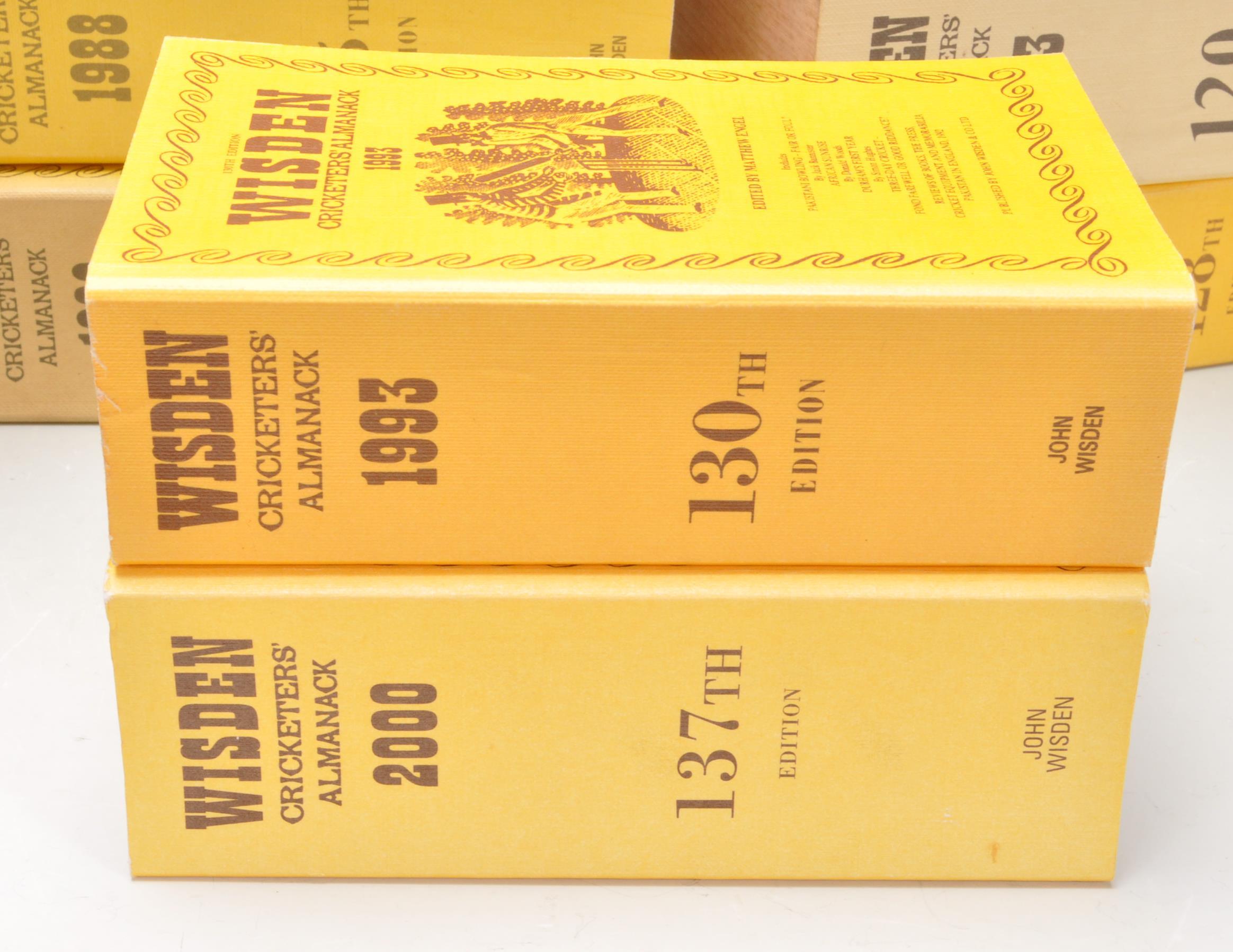 COLLECTION OF 1908’S - 1990’S WISDEN CRICKETERS ALMANACK - Image 7 of 10