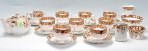 20TH CENTURY SAUSBURY CHINA PORCELAIN TEA SERVICE