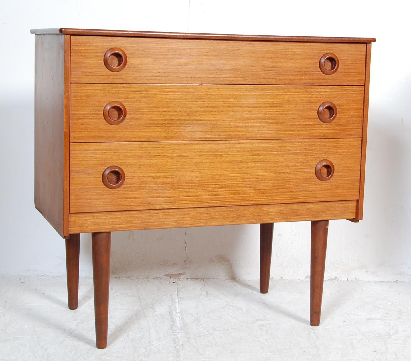 1960’S TEAK WOOD CHEST OF DRAWERS BY SCHREIBER