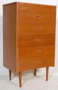 RETRO VINTAGE 1970S PEDESTAL / VANITY CHEST OF DRAWERS