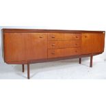 RETRO VINTAGE 1970S WHITE AND NEWTON TEAK WOOD SIDEBOARD