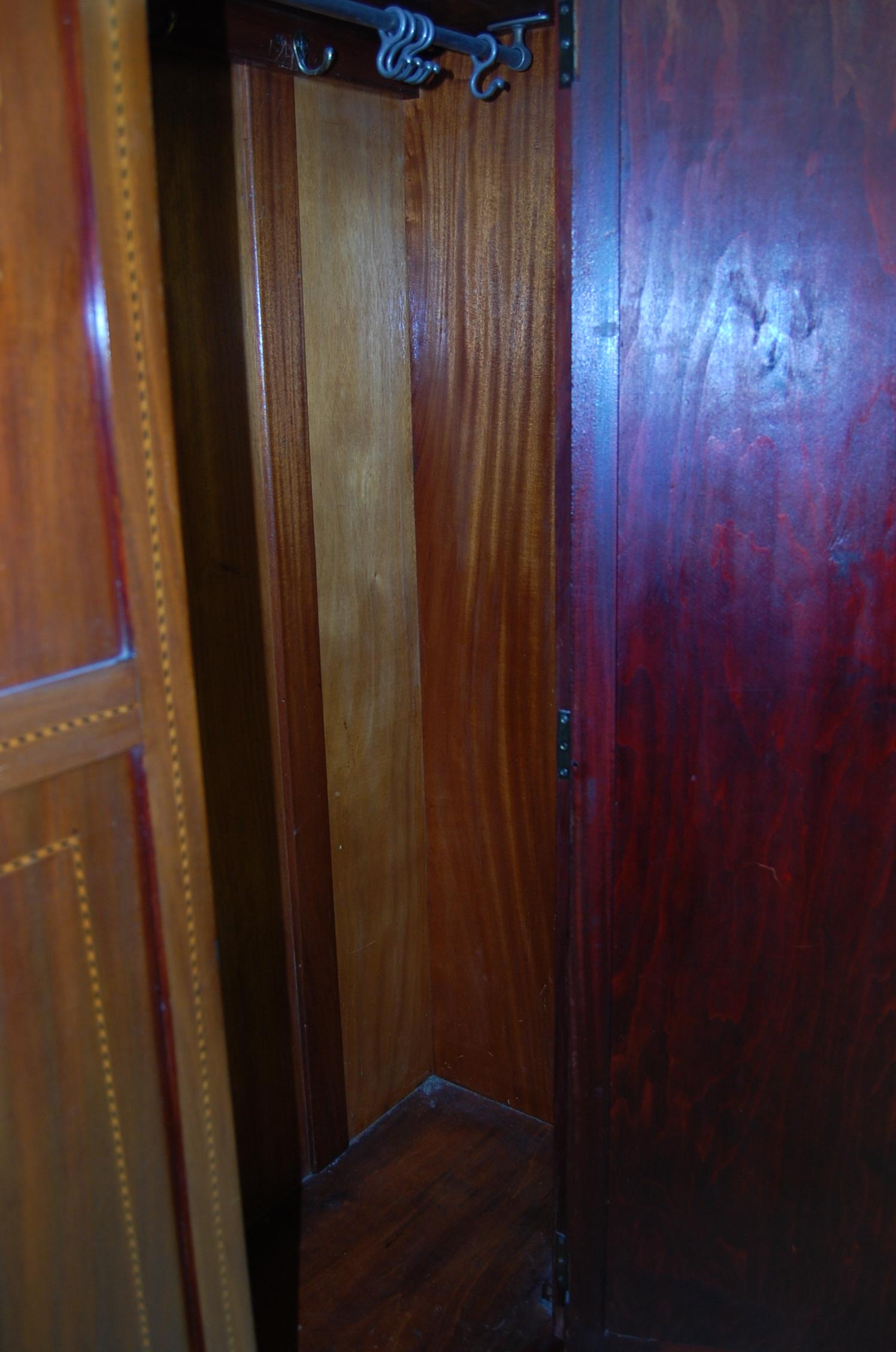 EDWARDIAN MAHOGANY INLAID CHEST OF DRAWERS - Image 15 of 16