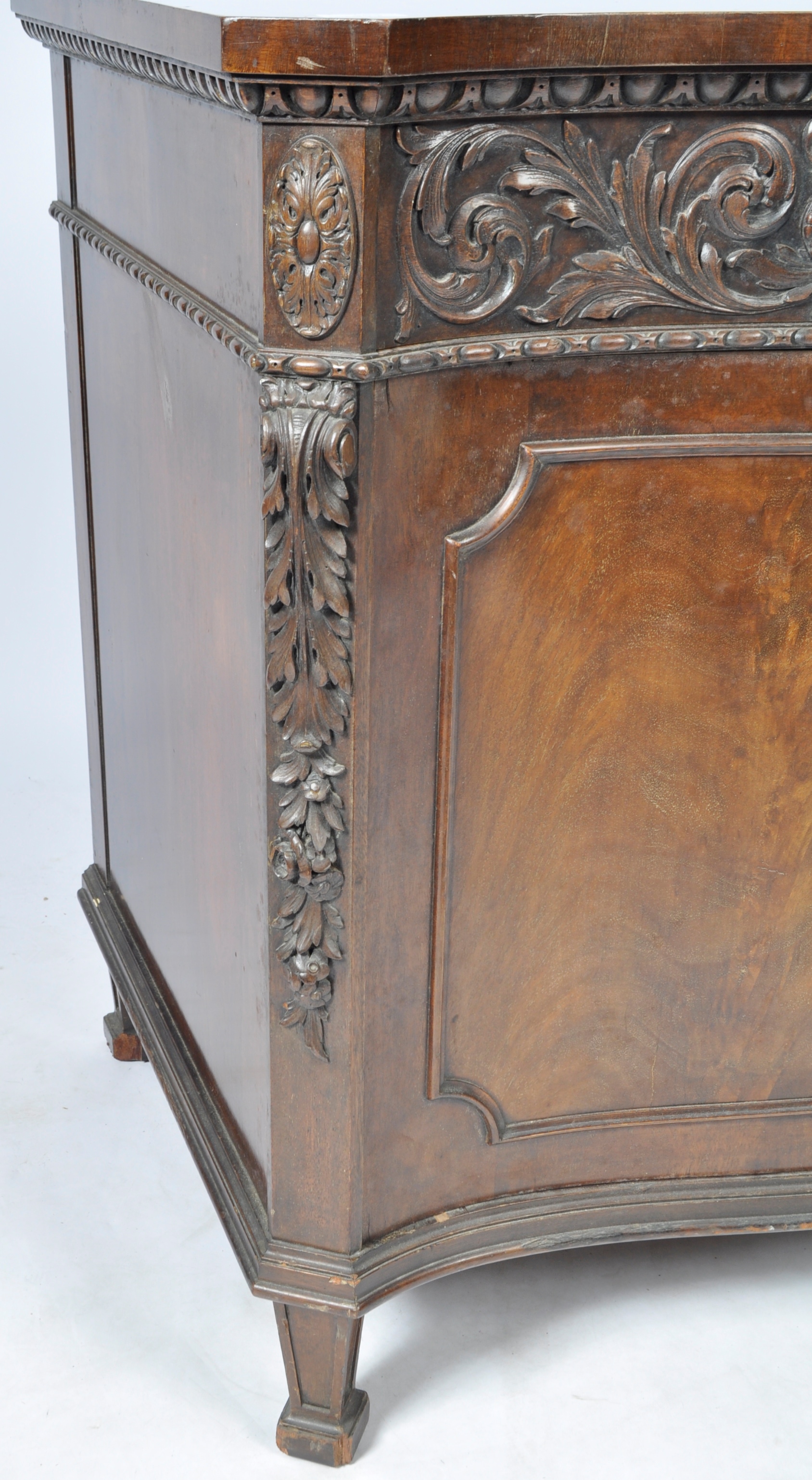 ANTIQUE MAHOGNAY SIDEBOARD / MULTI CHEST OF DRAWERS - Image 6 of 9