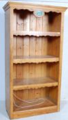 VINTAGE PINE ADVERTISING BOOKCASE FOR PORT MEIRION