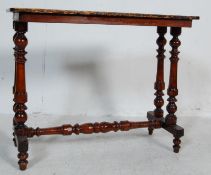 ANTIQUE EARLY 20TH CENTURY MAHOGANY SIDE TABLE / WRITING TABLE