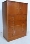 RETRO VINTAGE 1960S MID 20TH CENTURY TALLBOY CHEST OF DRAWERS