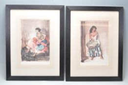 PAIR OF LIMITED EDITION WILLIAM RUSSELL FLINT PRINTS