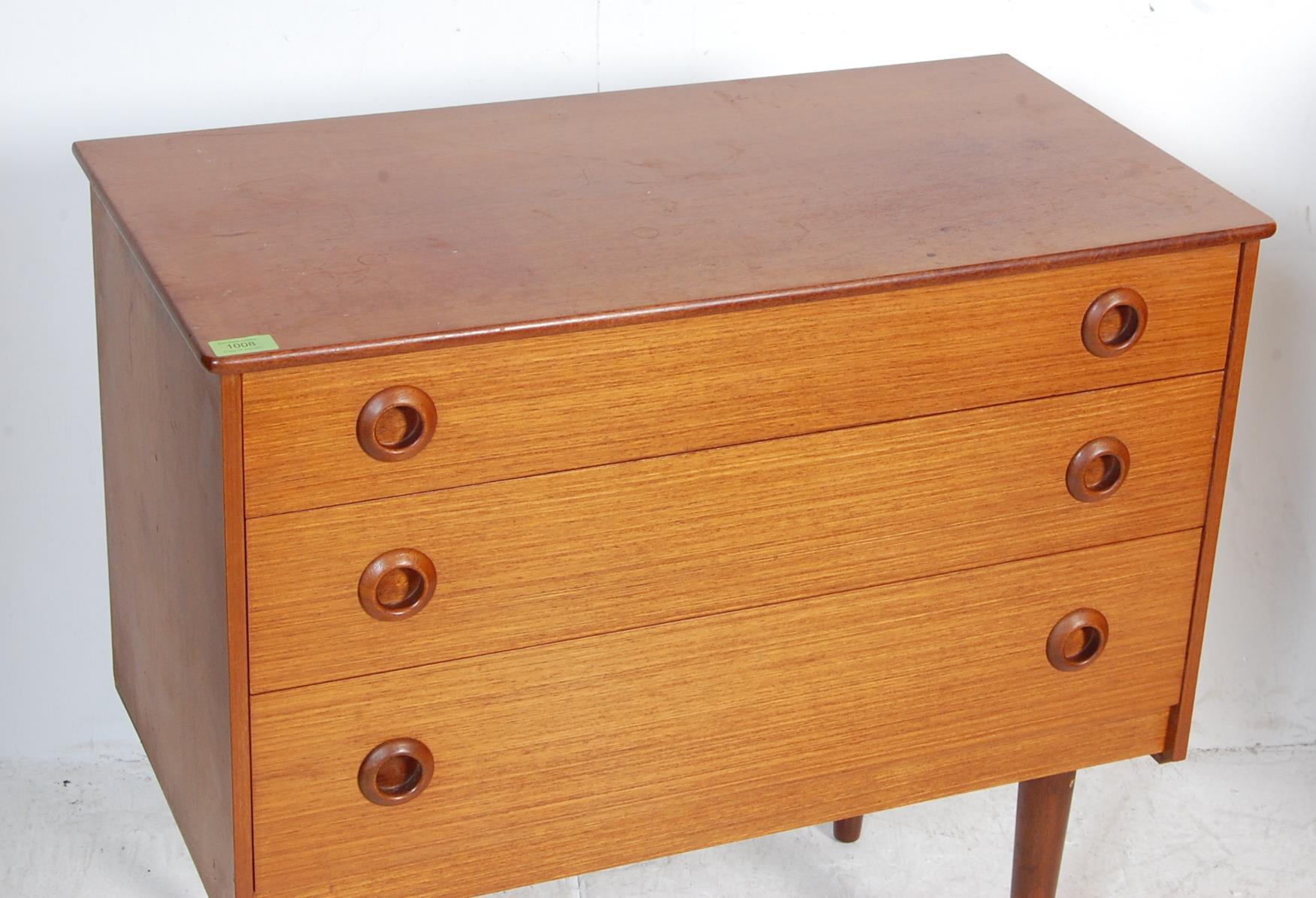 1960’S TEAK WOOD CHEST OF DRAWERS BY SCHREIBER - Image 2 of 4