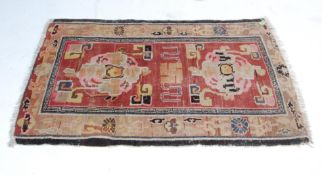 DECORATIVE TIBETAN RUG