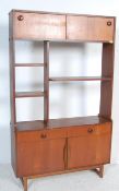 RETRO VINTAGE 20TH CENTURY TEAK WOOD WALL UNIT / ROOM DIVIDER