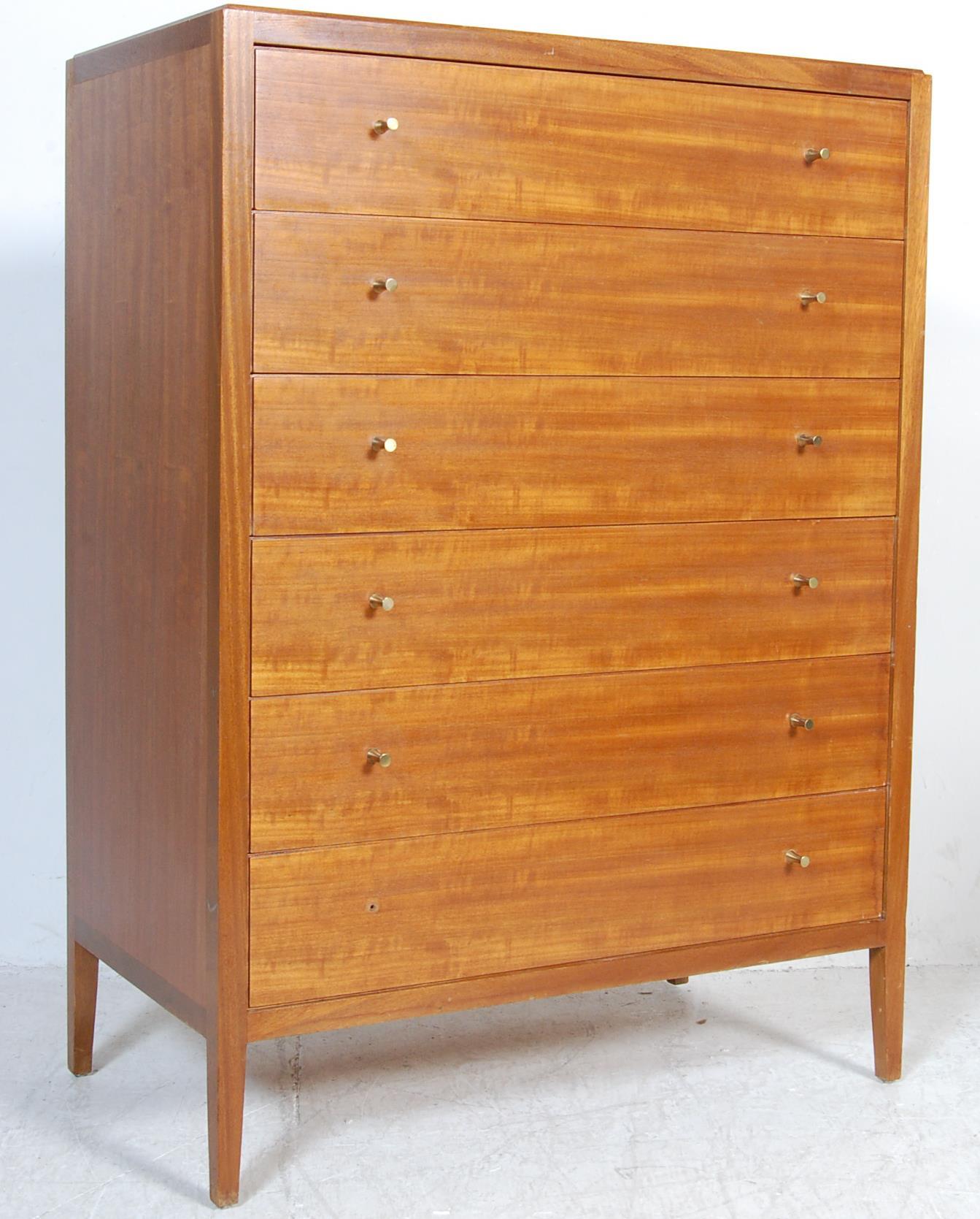 RETRO VINTAGE 1970S TEAK WOOD CHEST OF DRAWERS