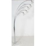 RETRO VINTAGE STYLE CHROME LAMP IN THE MANNER OF C