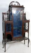 ANTIQUE 19TH CENTURY VICTORIAN CHINA DISPLAY CABINET
