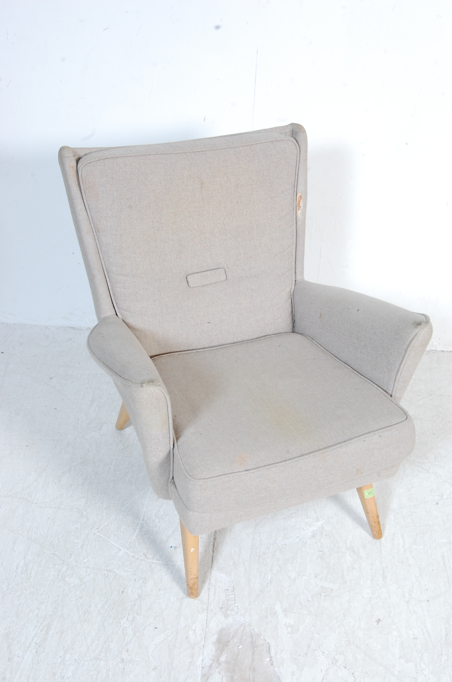 RETRO VINTAGE DANISH INSPIRED ARMCHAIR / EASY CHAIR - Image 2 of 5