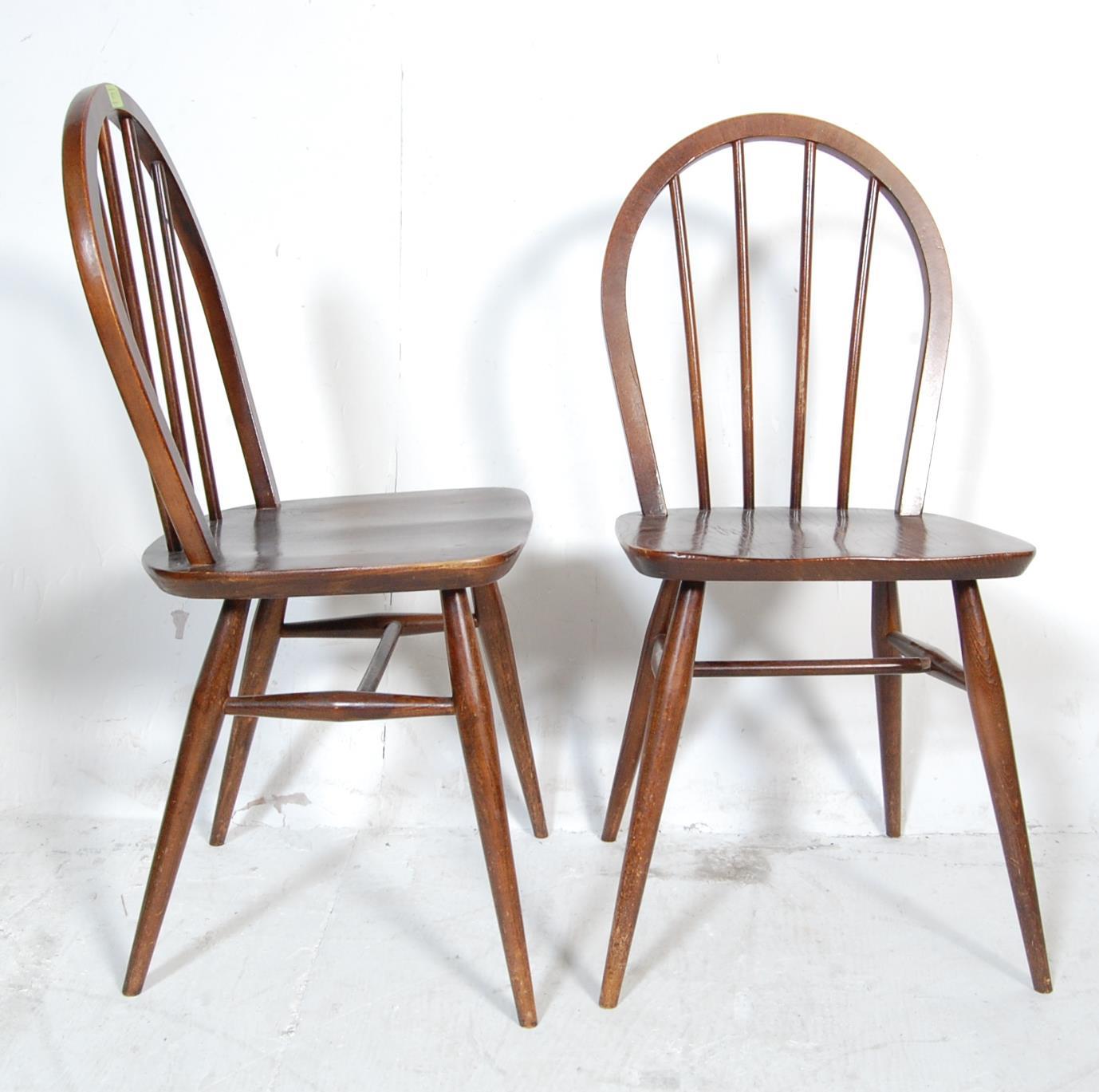 TWO 1950’S BEECH AND ELM DINING CHAIRS - Image 5 of 7