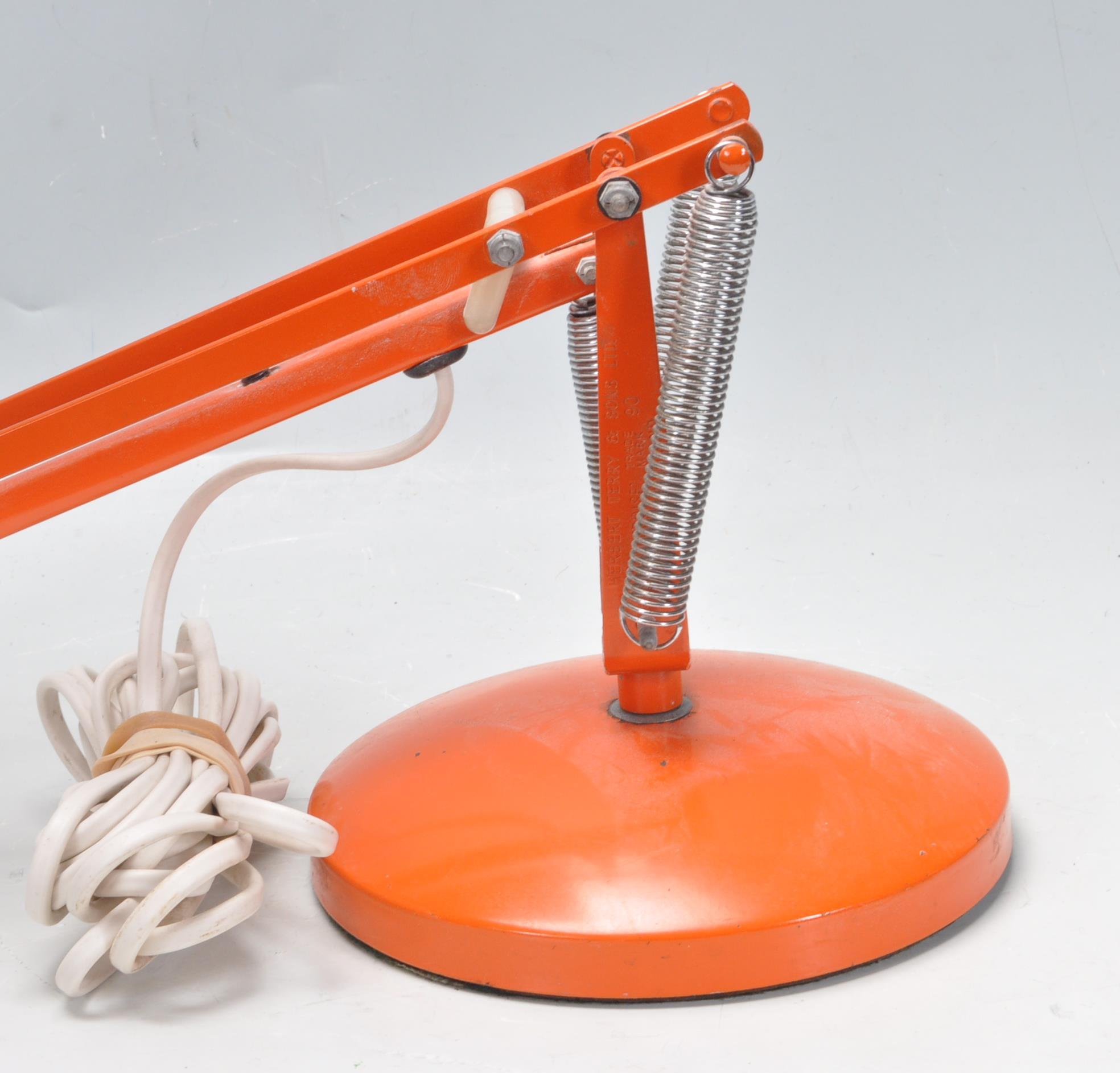 RETRO VINTAGE ANGLEPOISE DESK LAMP / LIGHT BY HERBERT TERRY - Image 2 of 6