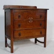 ART DECO STYLE OAK CHEST OF DRAWERS