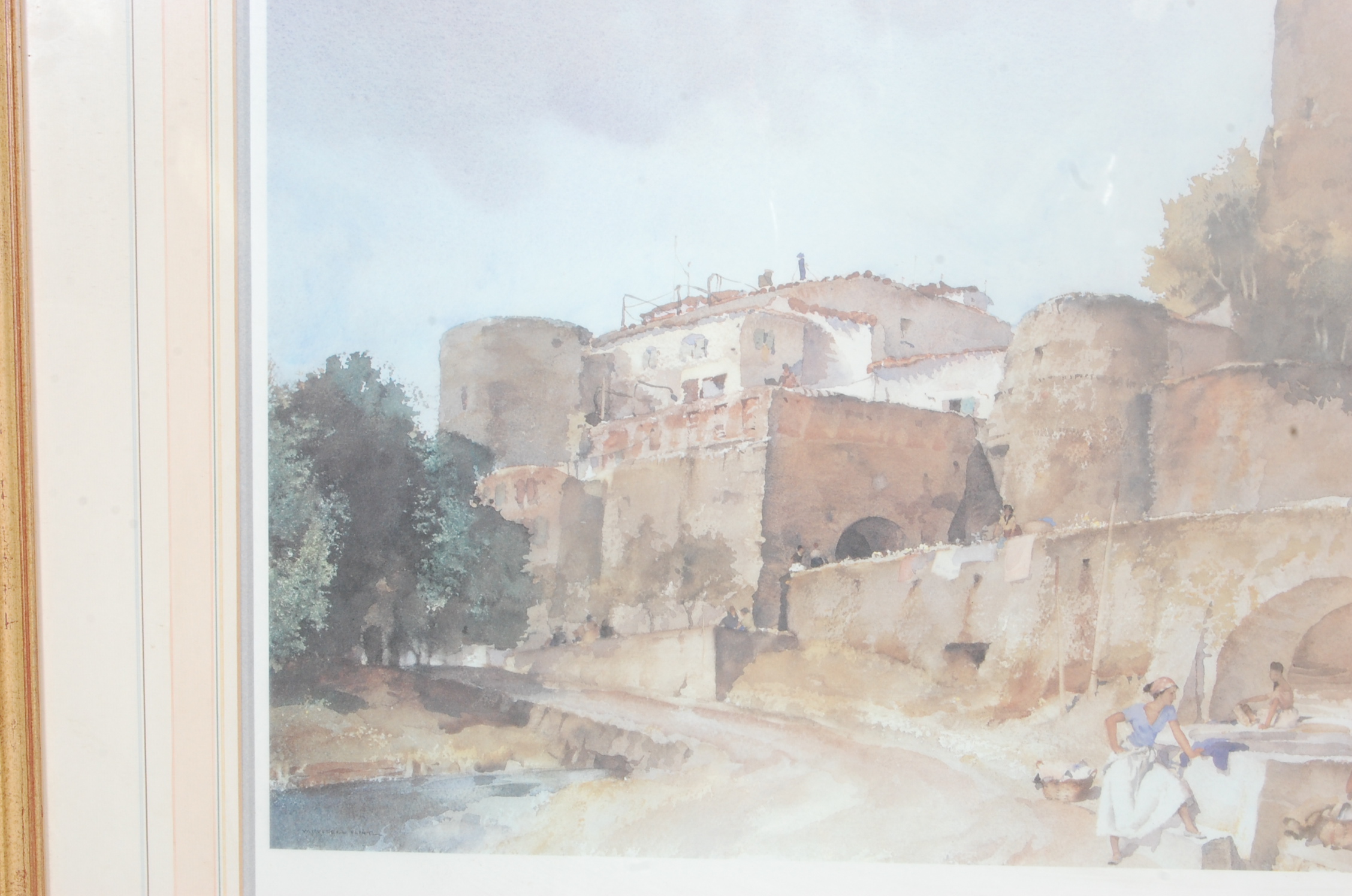 WILLIAM RUSSELL FLINT GOSSIPERS AT LE CASTELLET PRINT - Image 3 of 5